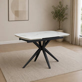 Jose 120–180cm Sintered Stone Extending Dining Table