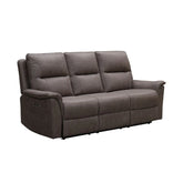 Keswick Truffle Fabric 3 Seater Sofa – Fixed or Power Recliner - Pendle Village Furniture