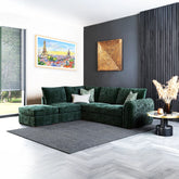 Kairo Fabric Corner Chaise Sofa - Pendle Village Furniture