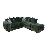 Kairo Fabric Scatter Back Corner Chaise Sofa - Pendle Village Furniture