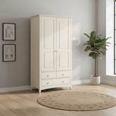 Kameo Stone White 2 Door Gents Wardrobe