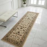 Timeless floral runner enhancing elegant interiors.