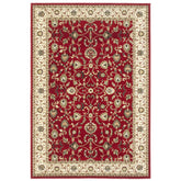 Kendra 137R Red and Cream Traditional Rug - Pendle Village Furniture