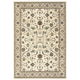 Kendra 137W Cream Traditional Rug - Pendle Village Furniture
