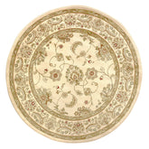 Kendra 2330X Cream and Gold Traditional Round Rug - Pendle Village Furniture