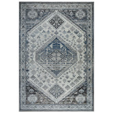 Kendra 2603H Grey and Blue Traditional Rug - Pendle Village Furniture