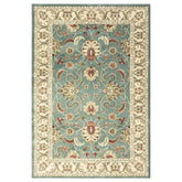 Kendra 45L Green/Cream Traditional Rug - Pendle Village Furniture