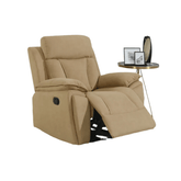 Kensington Sand Fabric Recliner Armchair