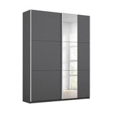 Kronach Metallic Grey Sliding Door Wardrobe - Pendle Village Furniture