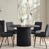 London Round Dining Table Set - Pendle Village Furniture