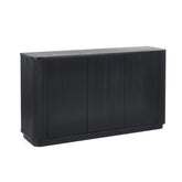 Lewes Black Fluted Sideboard - Pendle Village Furniture