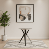 Lina Grey Gloss Ceramic Side Table