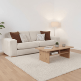 Stylish 2 seater sofa with scatter cushions.