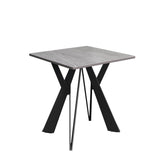 Murano Grey Ceramic Side Table - Pendle Village Furniture