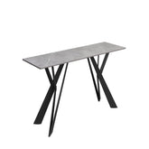 Murano Grey Ceramic Console Table - Pendle Village Furniture