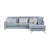 Mallory Modern Italia Fabric 3 Seater Chaise - Pendle Village Furniture