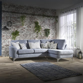 Mallory Modern Italia Fabric 3 Seater Chaise - Pendle Village Furniture
