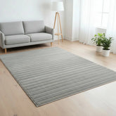 Durable synthetic rug with long lasting performance.
