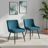 Malmo Fabric Blue Dining Chair – Blue Set of 4,6 or 8