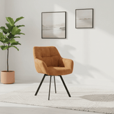 Mario Rust Jade Velvet Fabric Dining Chairs - Set of 4