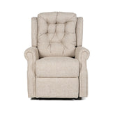 Mitcham Sand Fabric Rise and Recliner Chair - Pendle Village Furniture