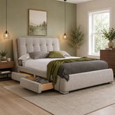 Premium bed with elegant and bold presence.