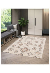 Nomadic shaggy diamonds rug with plush texture and modern style.