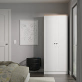 Norfolk 2 Door Hinged Wardrobe - Pendle Village Furniture