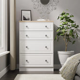Norfolk 4 Drawer Deep Chest - Pendle Village Furniture
