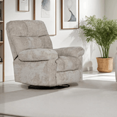 Northiam Glider Swivel Recliner Chair – Latte