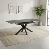 Oslo 1.4M-1.8M Grey Ceramic Extending Dining Table