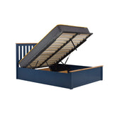GroveCraft Blue Wooden Ottoman Bed Frame - Pendle Village Furniture