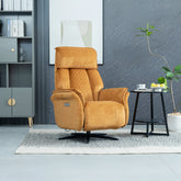 Paddington Amber Dual Motor Swivel Recliner Chair - Pendle Village Furniture