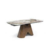 Titus 1.8M White Pandora Ceramic Extending Dining Table - Pendle Village Furniture