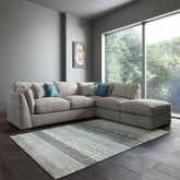 Phoebe Fabric Pillow Back Corner Chaise Sofa - Pendle Village Furniture