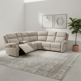 Dylan Fabric Corner Modular Power Recliner Sofa With Console