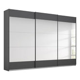 Mali 3 Sliding door Wardrobe with Mirror - White - Pendle Village Furniture