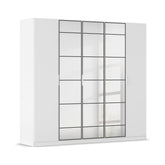 Ashworth Alpine White 226cm 5 Door Hinged Wardrobe - Pendle Village Furniture