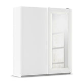 Arezzo Alpine White 2 Door Sliding Wardrobe With integrated LED Lighting - Pendle Village Furniture