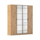 Ashworth Artisan Oak 181cm 4 Door Hinged Wardrobe - Pendle Village Furniture