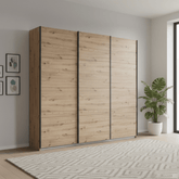 Forms Artisan Oak 3 Door Sliding Wardrobe