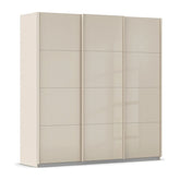 Rauch Forms Champagne Glass 3 Door Sliding Wardrobe - Free Assembly - Pendle Village Furniture