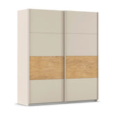 Rauch Marburg Champagne Sliding Door Wardrobe - Pendle Village Furniture
