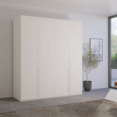 Kacey Pure 4 Door Wardrobe - Pendle Village Furniture