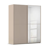 Supreme Duo Fango 2 Door Sliding Wardrobe with Mirror