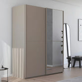 Supreme Duo Fango 2 Door Sliding Wardrobe with Mirror