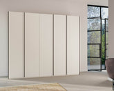 Symphony 251cm Decor 5 Door Hinged Wardrobe - Pendle Village Furniture