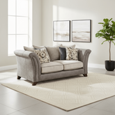 Modern 2 seater sofa with soft upholstery and durable hardwood frame..