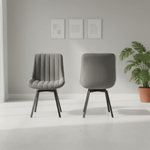 Roco 360 Swivel Dark Grey Set of 4 Dining Chair