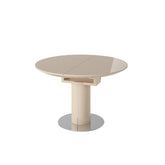 Romeo High Gloss Round Extending Dining Table - Pendle Village Furniture